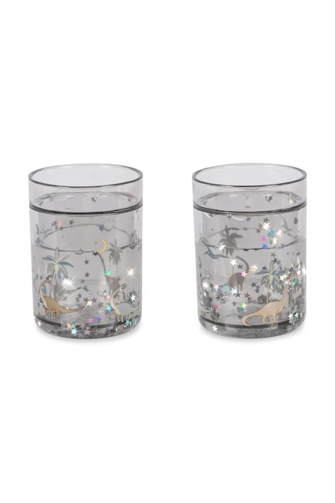 Detský hrnček Konges Sløjd 2 PACK GLITTER CUPS 2-pak KS102642