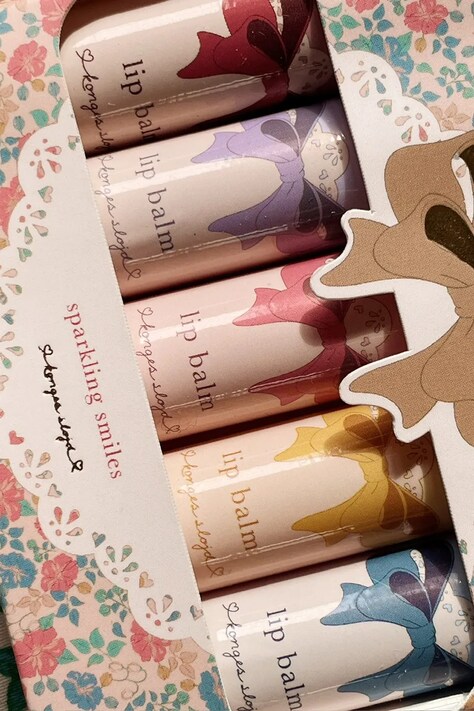 Sada balzamov na pery Konges Sløjd LIP BALM GLITTER 5 PCS 5-pak KS102864