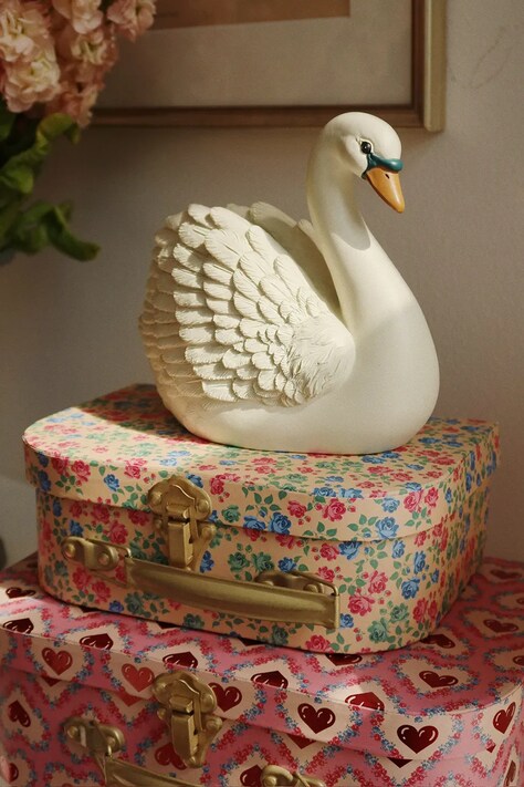 Детска касичка Konges Sløjd POLYRESIN MONEY BANK SWAN KS103311