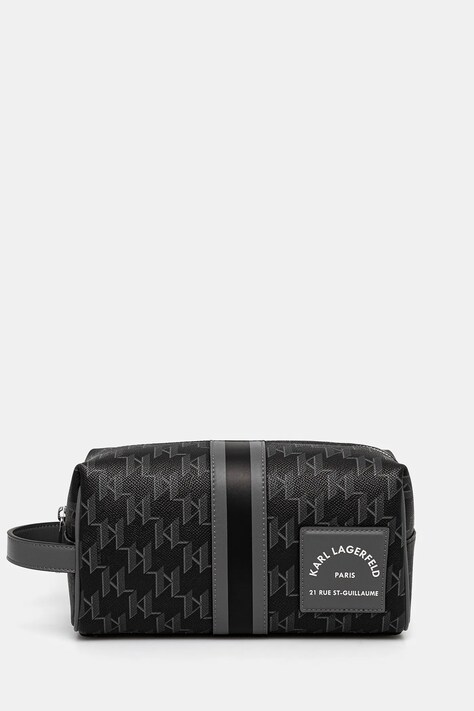 Karl Lagerfeld portfard K/KANVAS culoarea negru, A1M32032