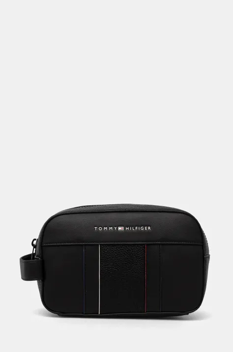 Tommy Hilfiger borsa da toilette colore nero AM0AM13301