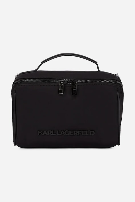 Karl Lagerfeld kosmetyczka K/ESSENTIAL kolor czarny A2M32013