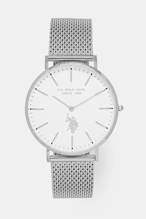 Часовник U.S. Polo Assn. AUSTIN мъжки в сребристо USP7256WH