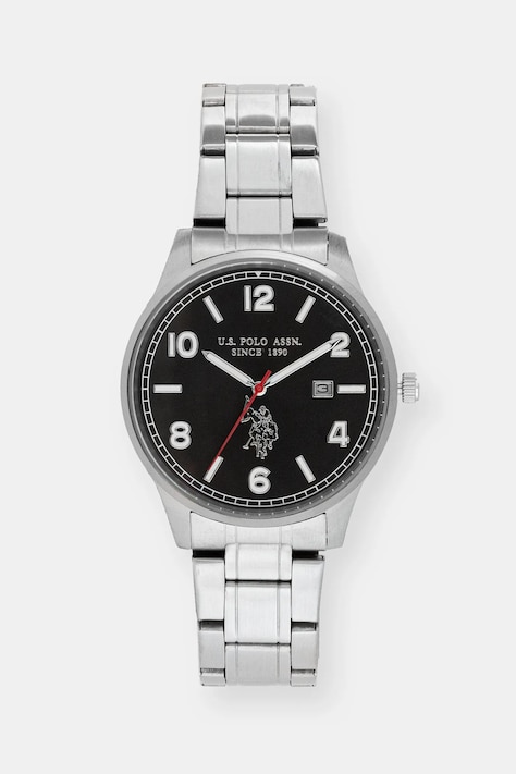 U.S. Polo Assn. ceas JACOB culoarea argintiu, USP7196BK