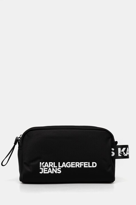 Karl Lagerfeld Jeans kozmetikai táska fekete, A1W32091