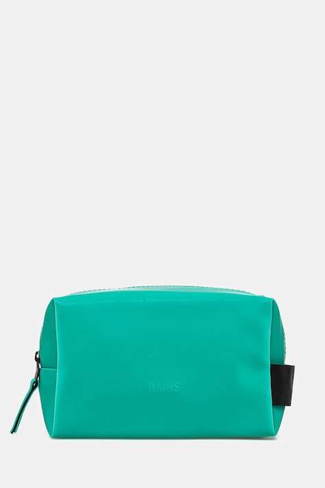 Rains portfard Wash Bag Small W3 culoarea verde, 15580