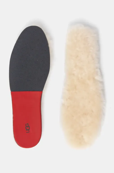 Volneni vložki za čevlje UGG Sheepskin Insole bež barva, 1101442 NAT