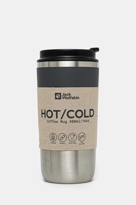 Jack Wolfskin cana termica Saima 480 ml culoarea gri, A64002