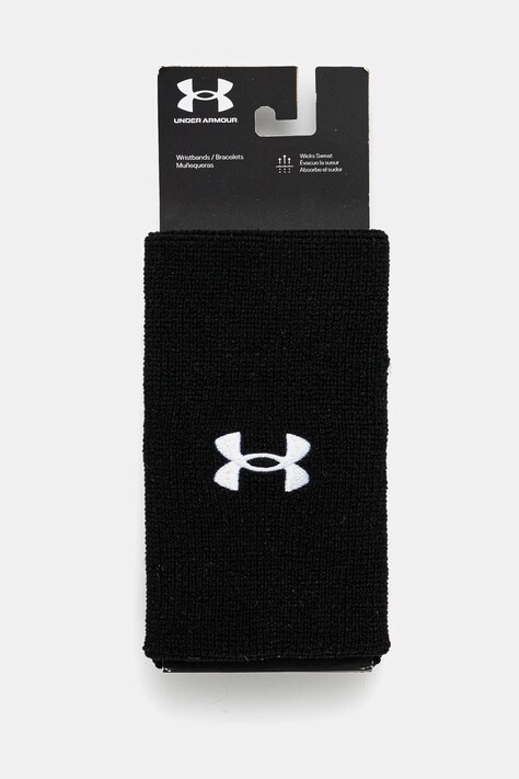 Potítka Under Armour 2-pack černá barva, UAR-1218006001