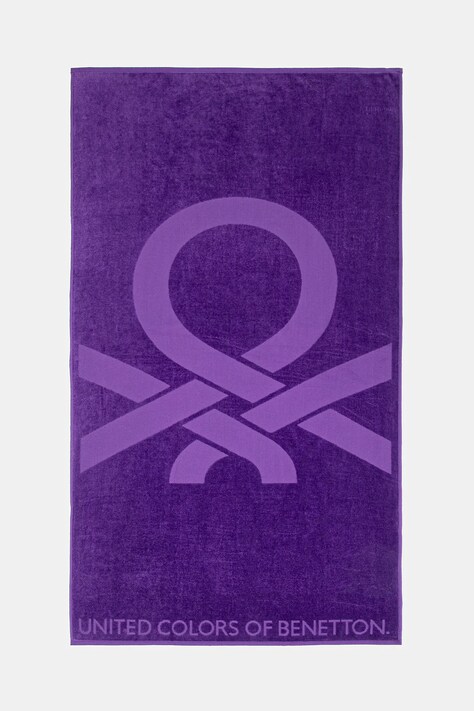 United Colors of Benetton prosop din bumbac culoarea violet, 6H832801A