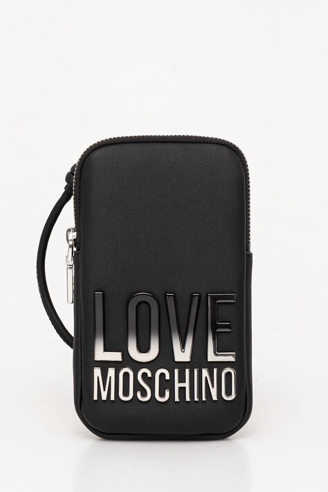 Obal na telefon Love Moschino černá barva, JC5729PP0MKD000B