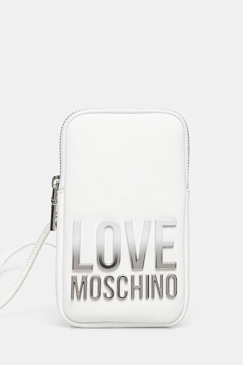Obal na telefon Love Moschino bílá barva, JC5729PP0MKD0100