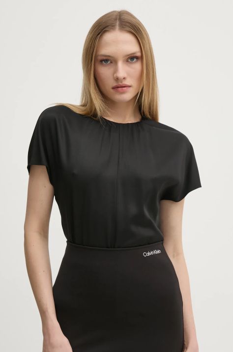 Μπλουζάκι Calvin Klein χρώμα: μαύρο, K20K207839