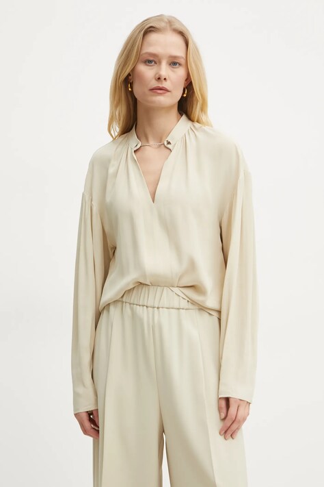 Μπλουζάκι Patrizia Pepe χρώμα: μπεζ, 8C0776 A8I1