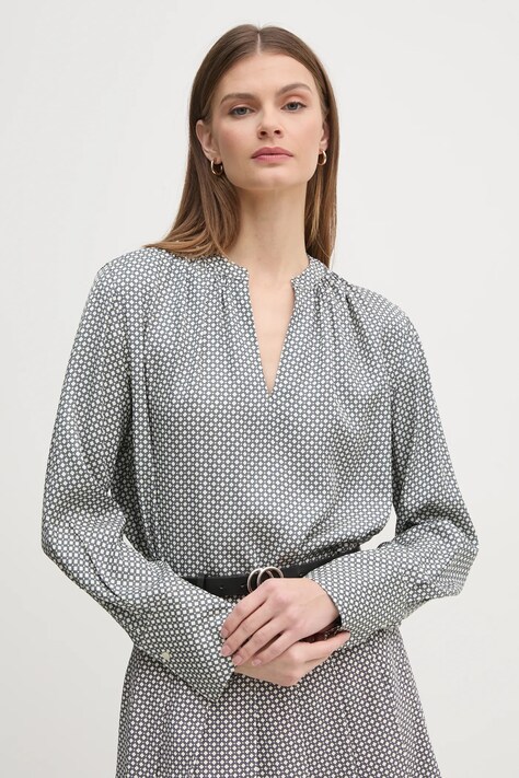 Tommy Hilfiger bluza femei, culoarea gri, modelator, WW0WW44999