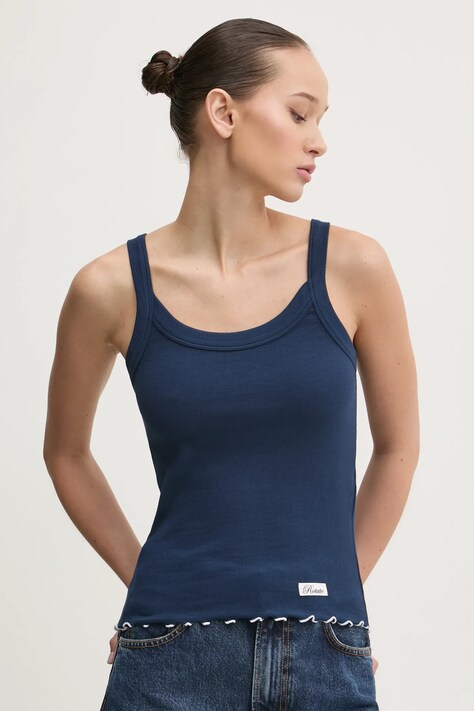 Rotate top femei, culoarea albastru marin, 1133791725