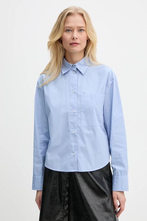 Бавовняна сорочка Marc O'Polo жіноча regular класичний комір 500090142021