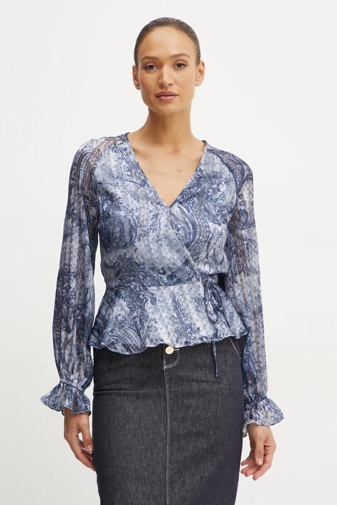 Guess bluză femei, cu imprimeu, W5RH19 WGWV2