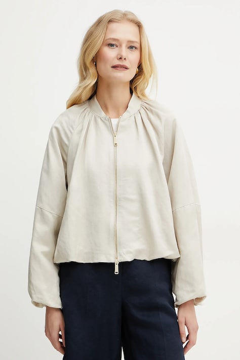 Яке с лен Marella GILDA в бежово преходен модел 2513041024200