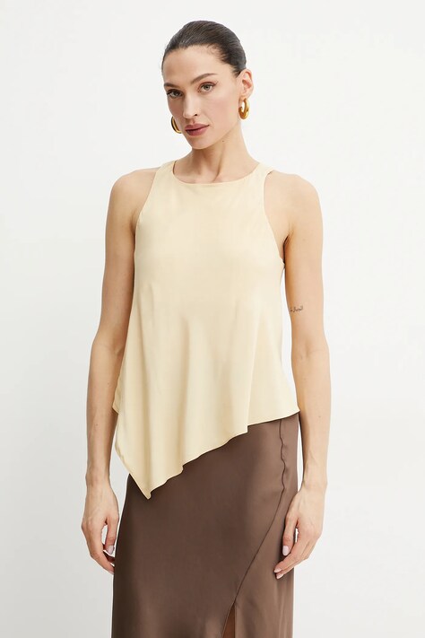 Patrizia Pepe bluza femei, culoarea bej, neted, 2C1609 A057