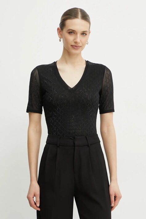 Tričko Marciano Guess ARIA dámské, černá barva, 5RGP22 6311A