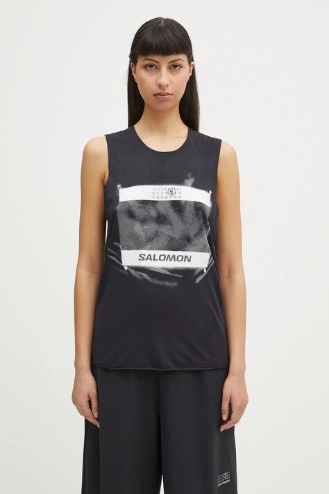 MM6 Maison Margiela x Salomon top kolor czarny S52NL0071.M20101