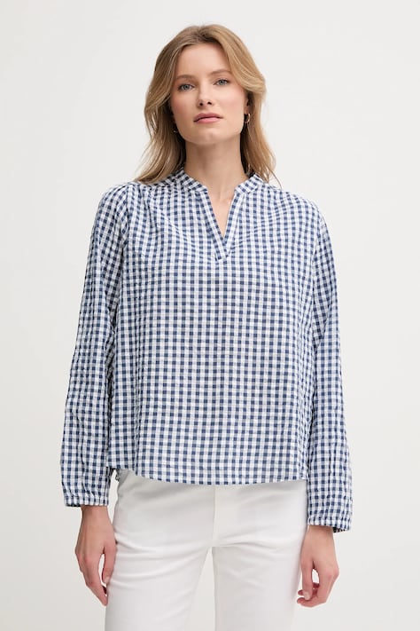 United Colors of Benetton bluză din bumbac cu imprimeu, 5XDKDQ0B8