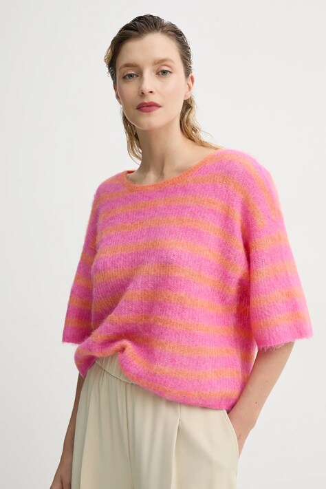 American Vintage maglione donna colore arancione NEN18BE25