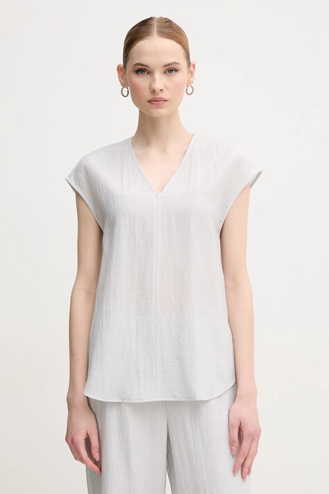 Calvin Klein bluza femei, culoarea gri, neted, K20K208210