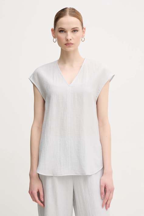 Calvin Klein bluza femei, culoarea gri, neted, K20K208210