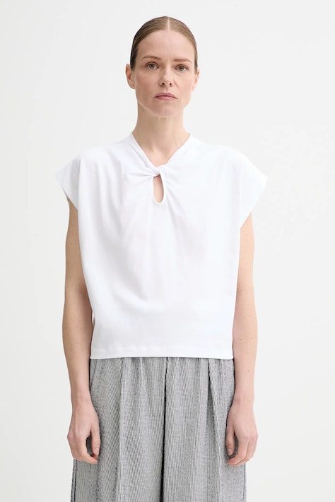 Sessun tricou din bumbac culoarea alb, 25208017