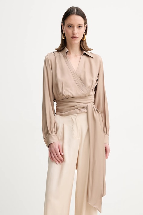 Marciano Guess camicetta DORIAN donna colore beige 5GGH19 7309A