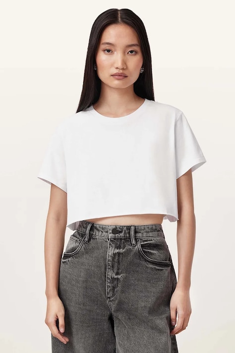 AllSaints pamut póló SOPH női, fehér, W005JY