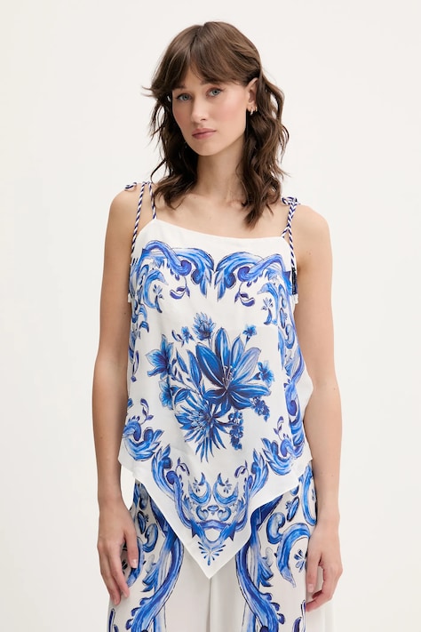 Μπλουζάκι Farm Rio χρώμα: μπεζ, 329287