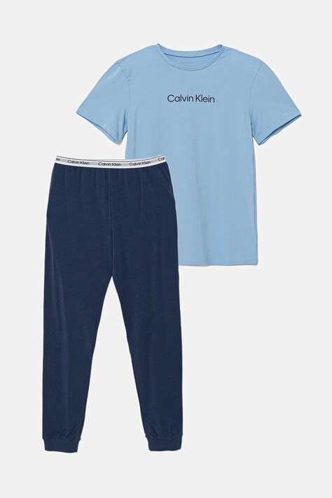 Παιδική πιτζάμα Calvin Klein Underwear χρώμα: μπλε, B70B700514