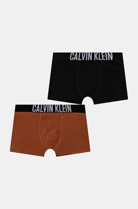 Detské boxerky Calvin Klein Underwear 2-pak šedá farba, B70B700509