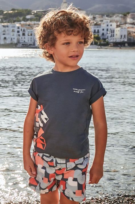 Mayoral shorts nuoto bambini colore arancione 3612