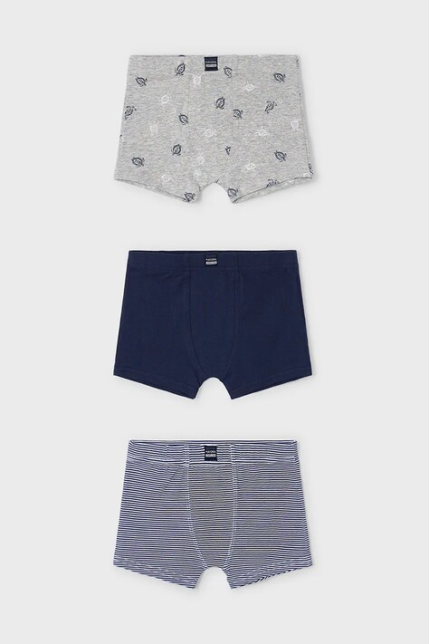 Детские боксеры Mayoral 3 шт цвет серый 10898