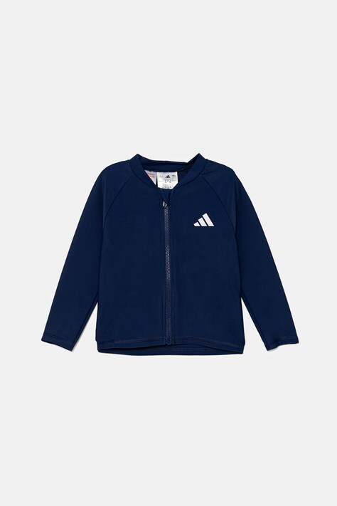 adidas Performance longsleeve de baie pentru copii culoarea bleumarin, JI7350