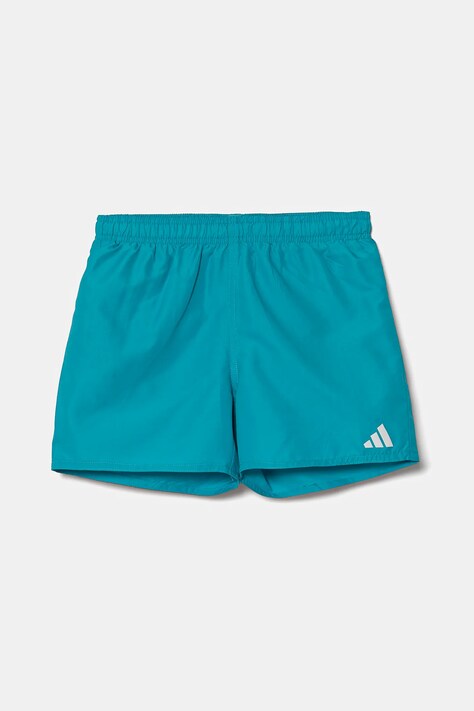 Detské plavkové šortky adidas Performance tyrkysová farba, JD8019