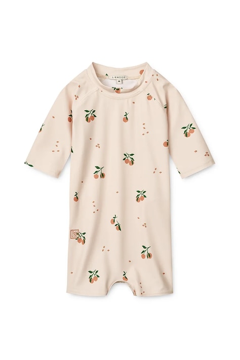 Liewood kostium kąpielowy niemowlęcy Thor Baby Swim Jumpsuit kolor beżowy LW19672