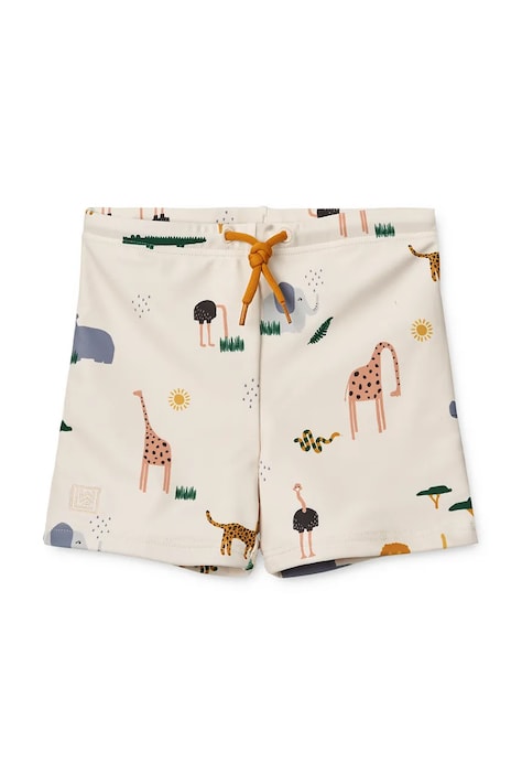 Liewood gyerek úszó rövidnadrág Otto Printed Swim Pants bézs, LW19986