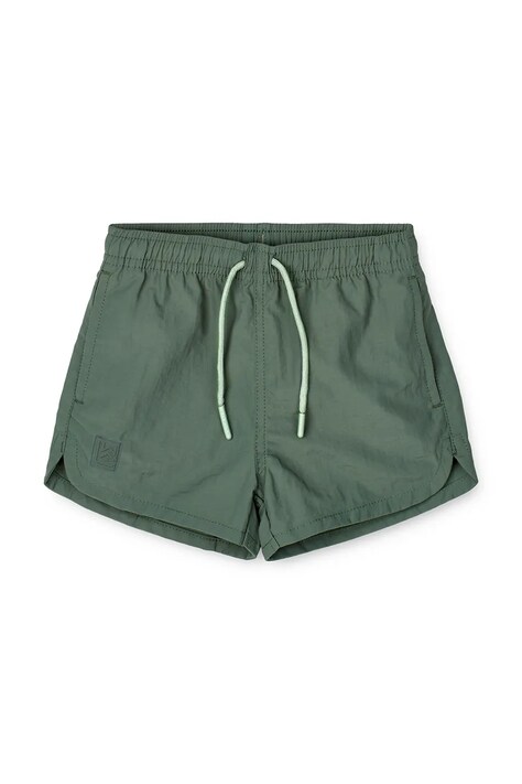 Dětské plavkové šortky Liewood Aiden Printed Board Shorts zelená barva, LW20067