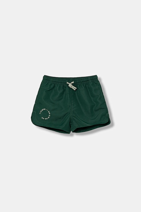 Detské plavkové šortky Liewood Aiden Printed Board Shorts zelená farba, LW20067