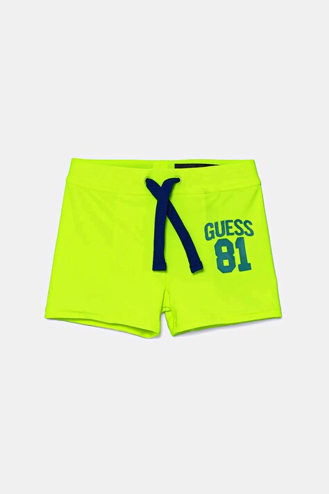 Guess pantaloni scurți de baie copii culoarea verde, I5GZ03 MC052