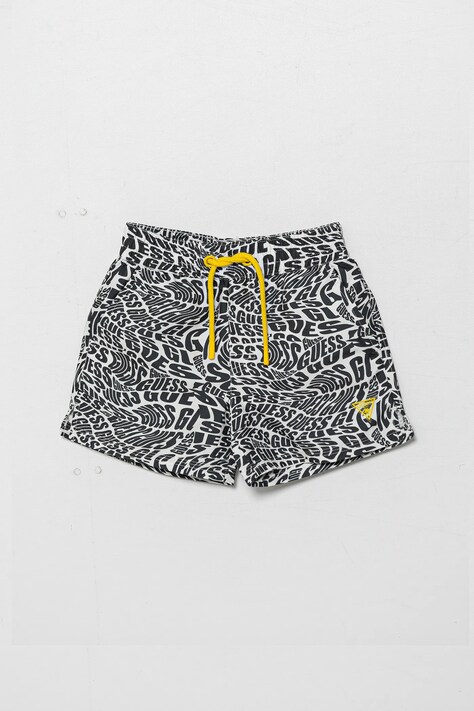 Guess pantaloni scurți de baie copii culoarea negru, L5GZ01 WG2D2