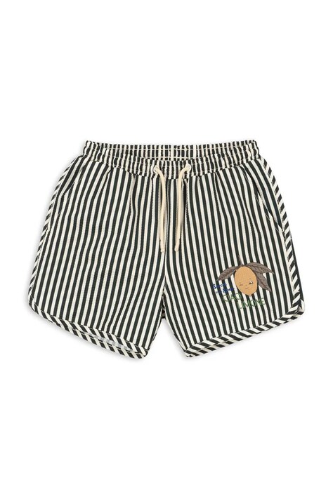 Konges Sløjd pantaloni scurti de baie copii SEER ASNOU SWIMSHORT GRS culoarea negru, KS102498