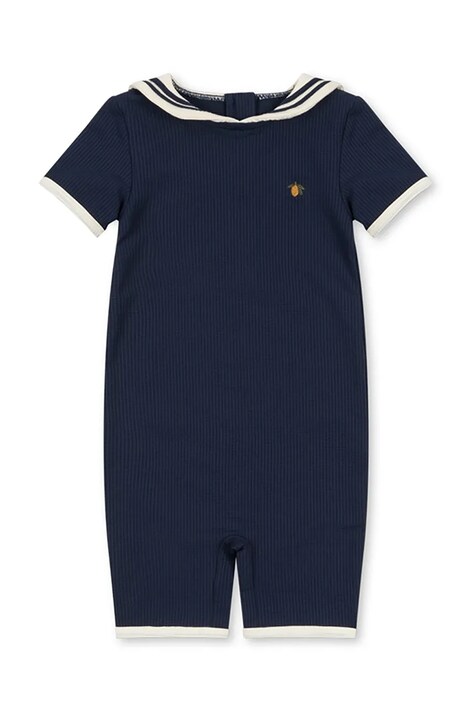 Dětské plavky Konges Sløjd SAILOR ONESIE tmavomodrá barva, KS102633