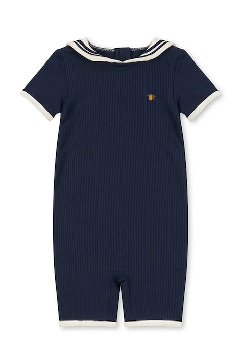 Konges Sløjd kostium kąpielowy dziecięcy SAILOR ONESIE kolor granatowy KS102633