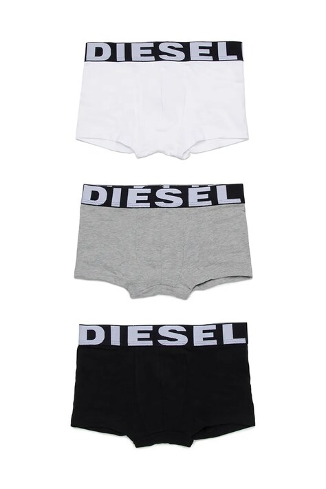 Diesel boxeri copii UMBX-UPARRYTHREEPACK-DSL UND SHORT 3-pack culoarea gri, J01911
